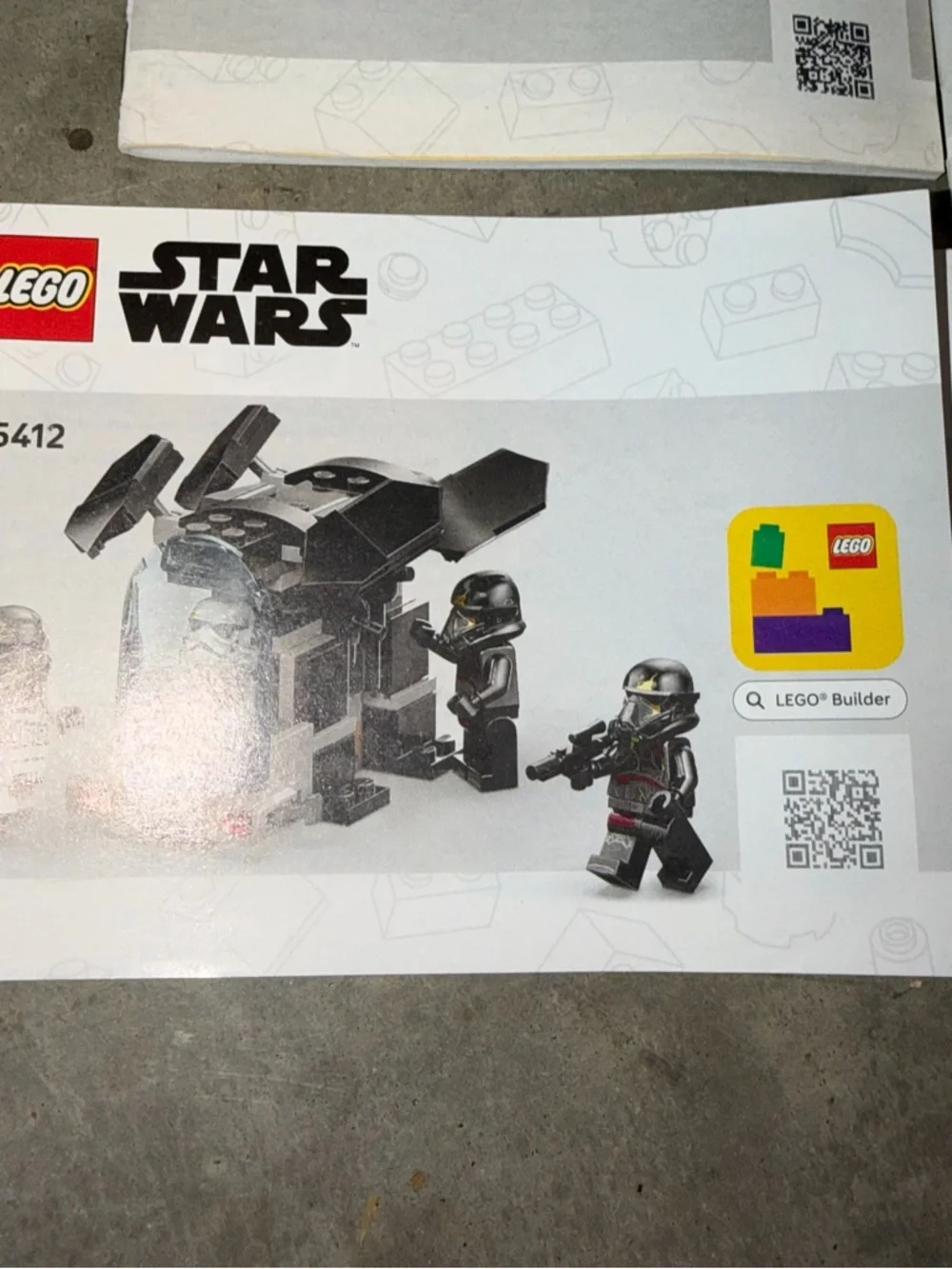 Lego Star Wars‎ Instruction Booklets - White, Red, Blue, Green, Yellow, Black